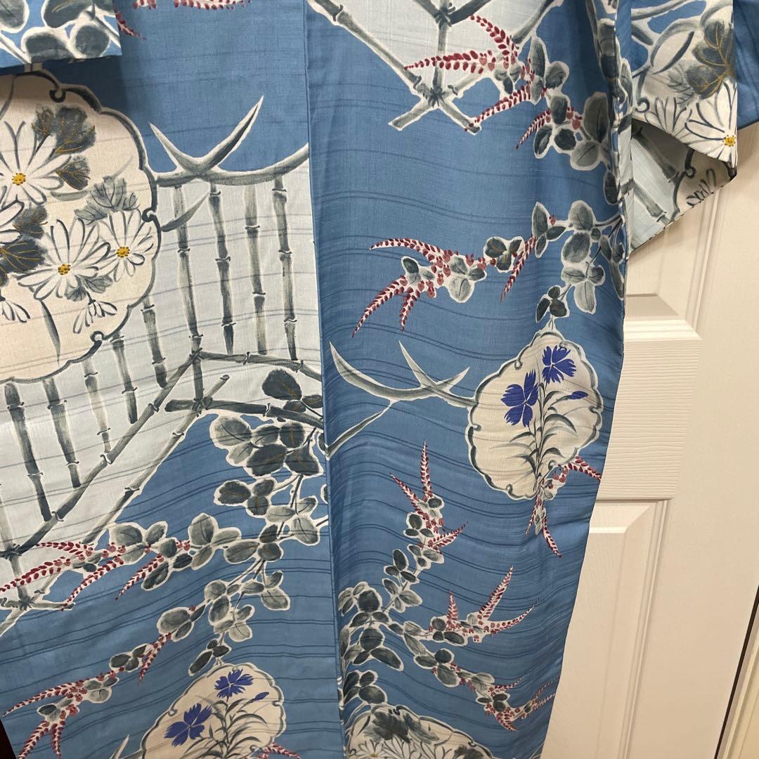 浴衣 さんび レディースMサイズ　クリーニング済み