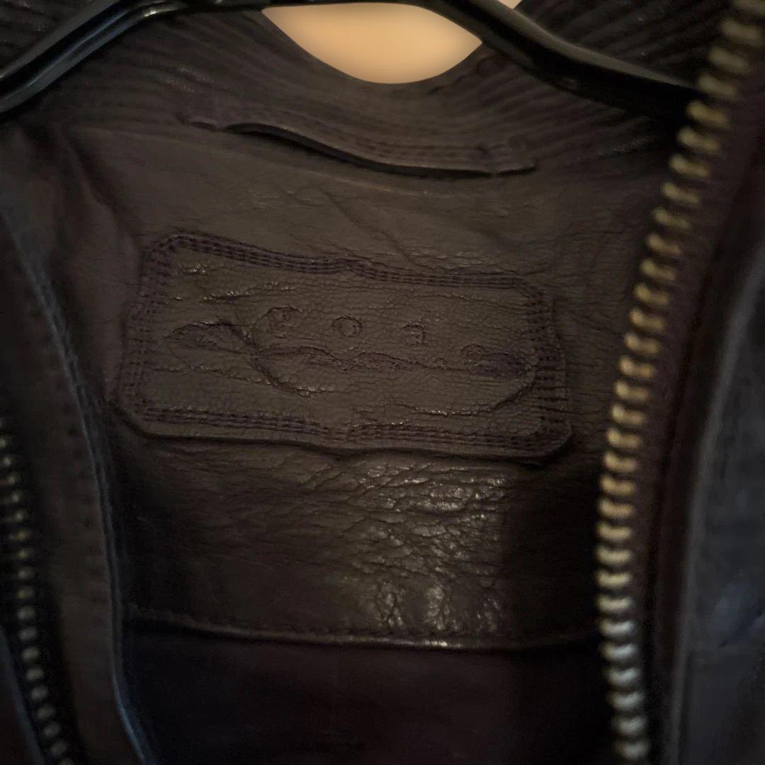 【美品】goa ゴア ビッグフード レザー ジャケット