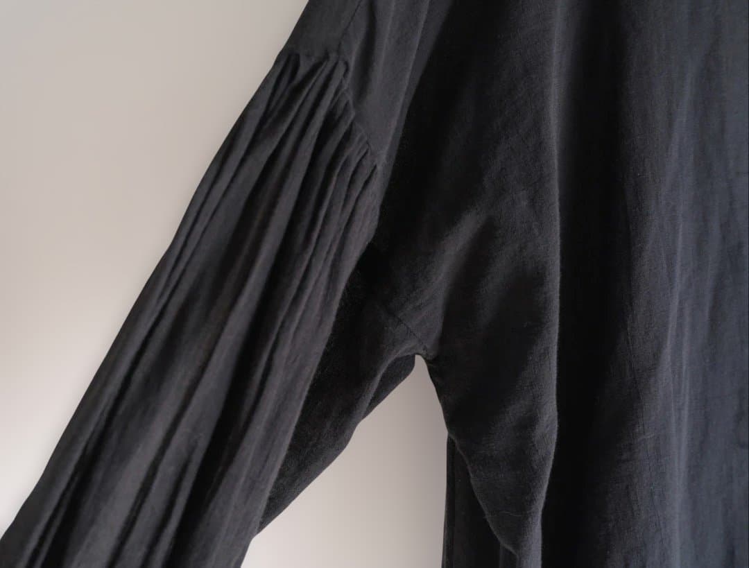 TOWAVASE トワヴァーズ コットンボイル レース付きカシュクール