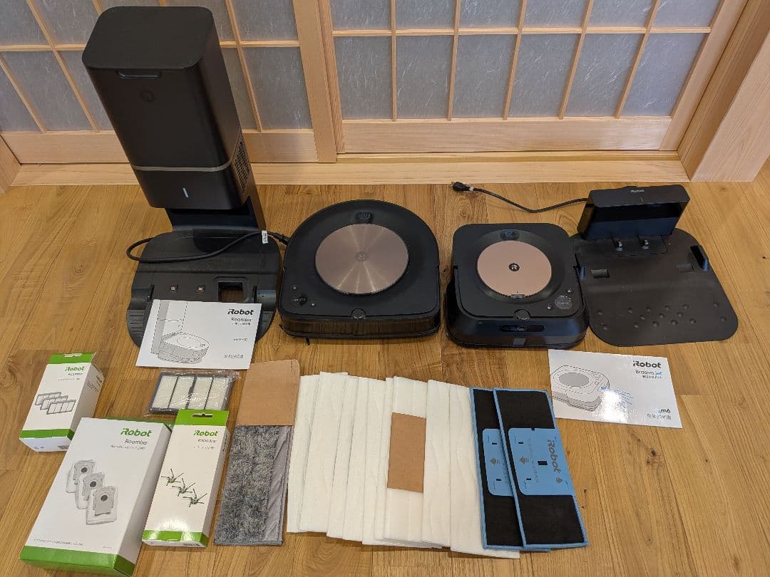 iRobot ルンバ s9+ & ブラーバジェット m6 ★予備品多数
