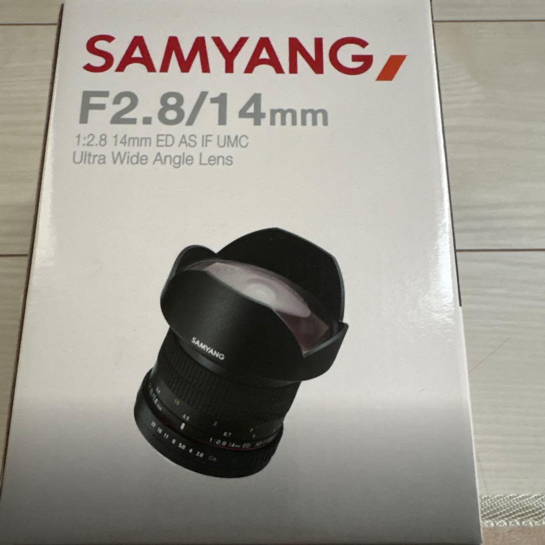 SAMYANG カメラレンズ　F2.8/14mm フルサイズ対応