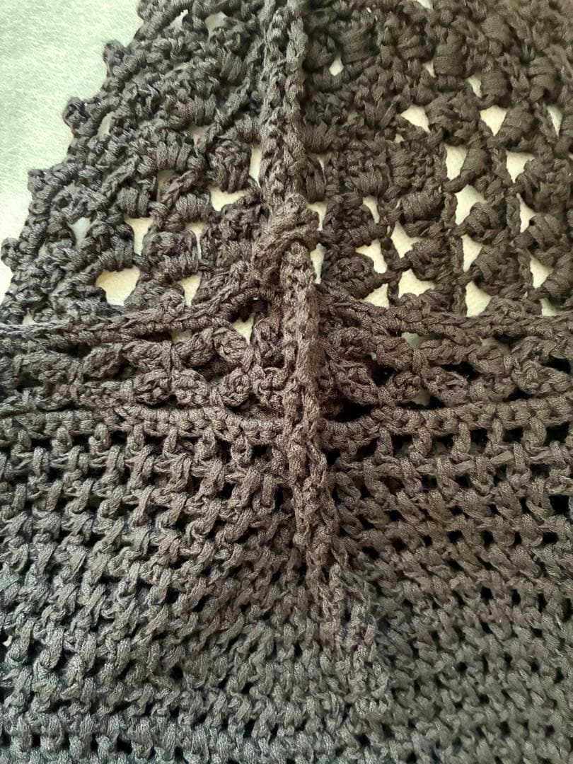 【新品未使用】スピックアンドスパン クロシェニットキャミソール