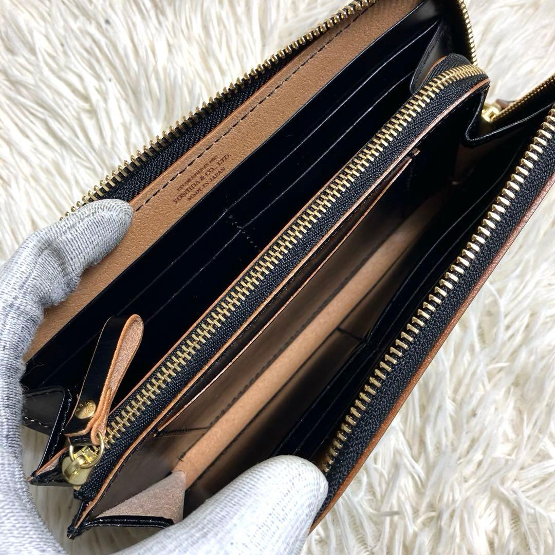 【未使用級】 希少品 ポーター フィルム 長財布 L字ファスナー レザー