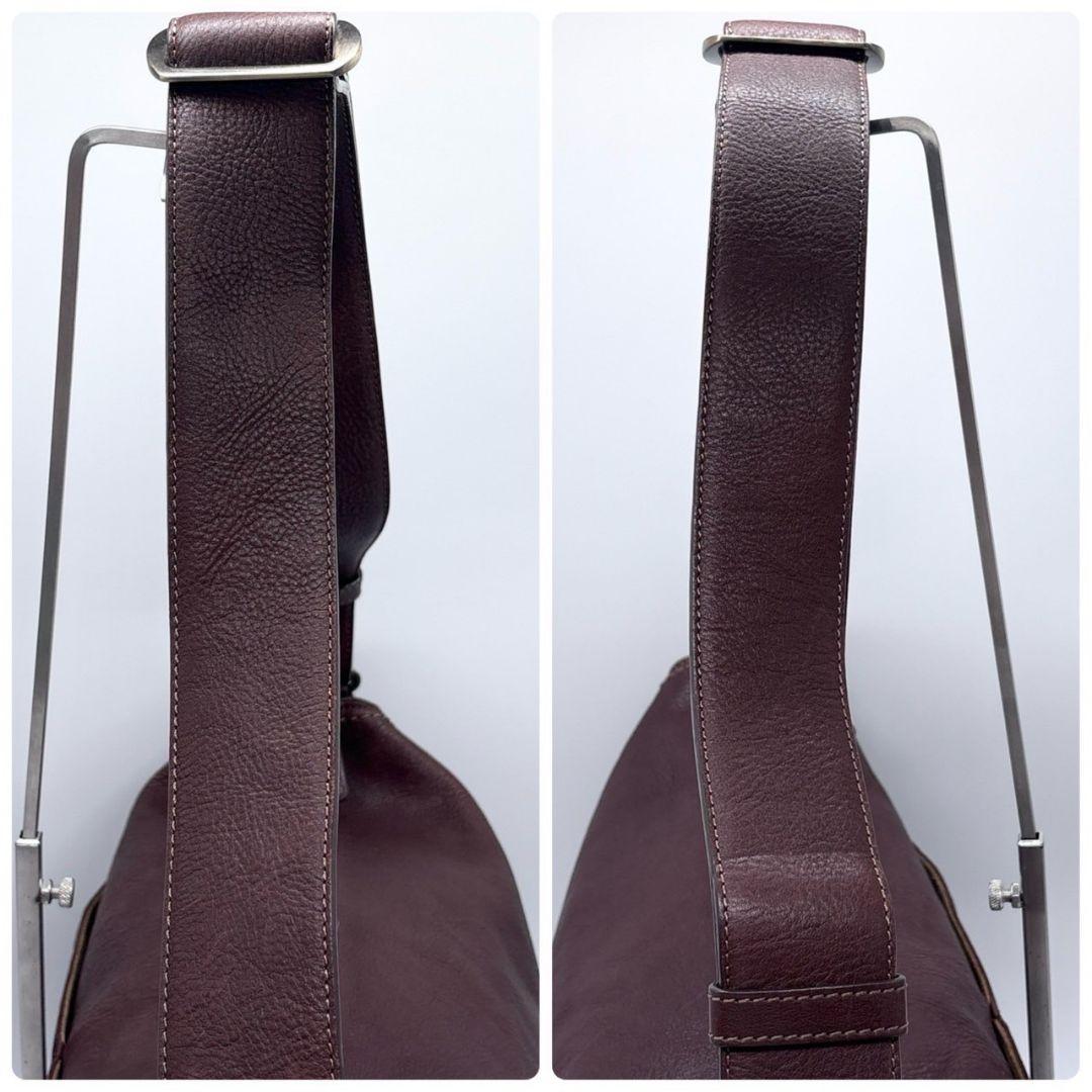 極美品✨ 土屋鞄 メッセンジャーバッグ トーンオイルヌメ レザー 本革 A4可