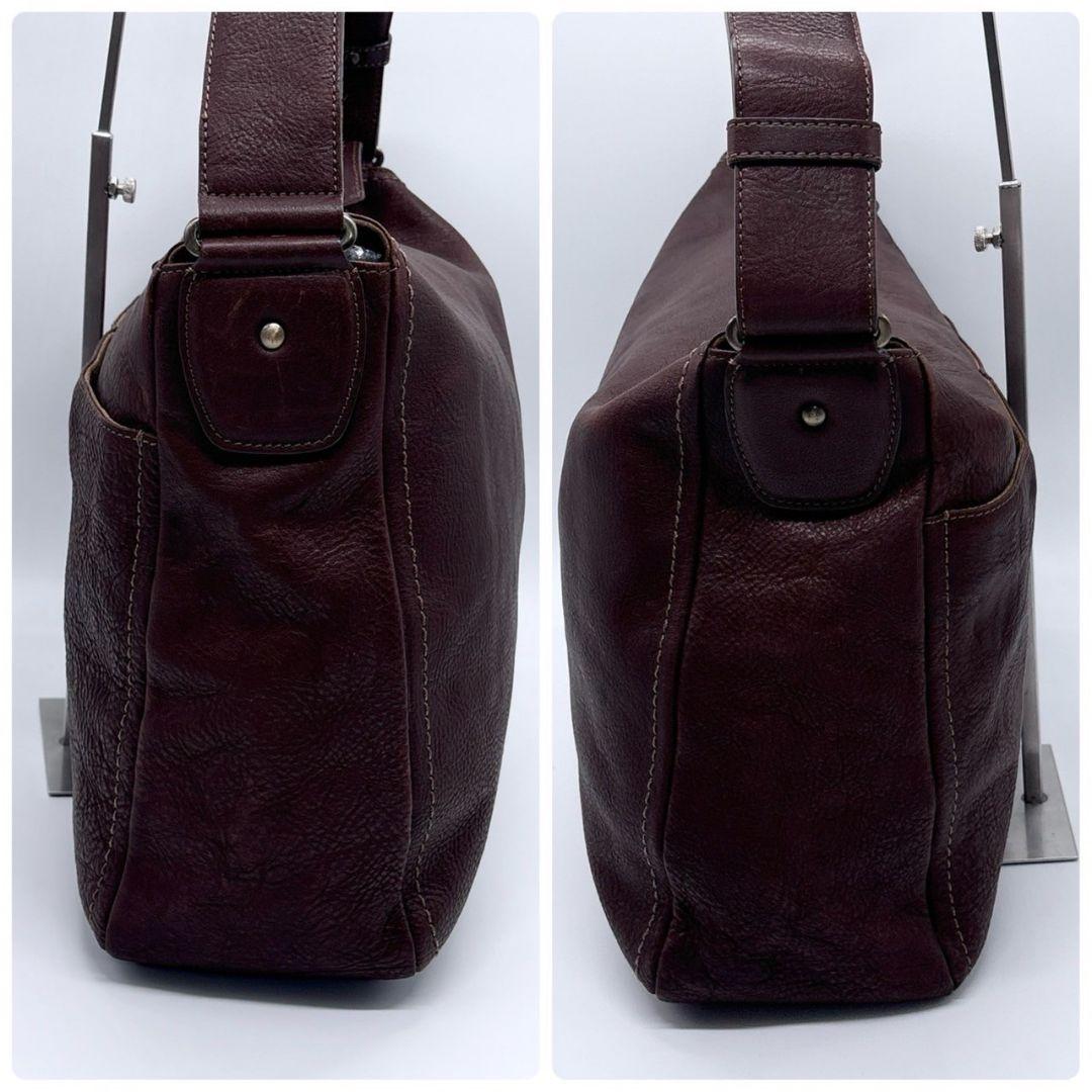 極美品✨ 土屋鞄 メッセンジャーバッグ トーンオイルヌメ レザー 本革 A4可