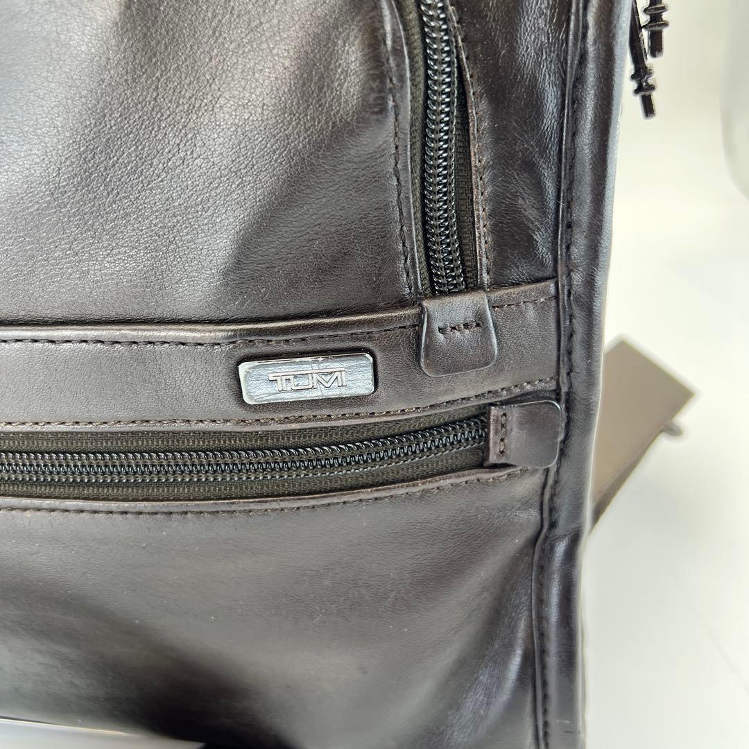 TUMI トゥミ レザー ビジネスバッグ 2WAY 茶　ショルダーストラップ新品