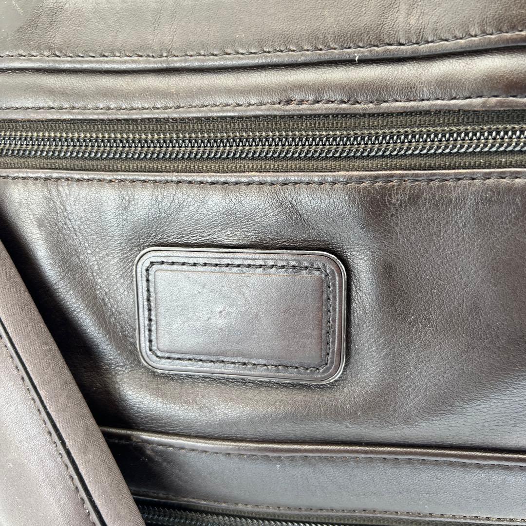 TUMI トゥミ レザー ビジネスバッグ 2WAY 茶　ショルダーストラップ新品