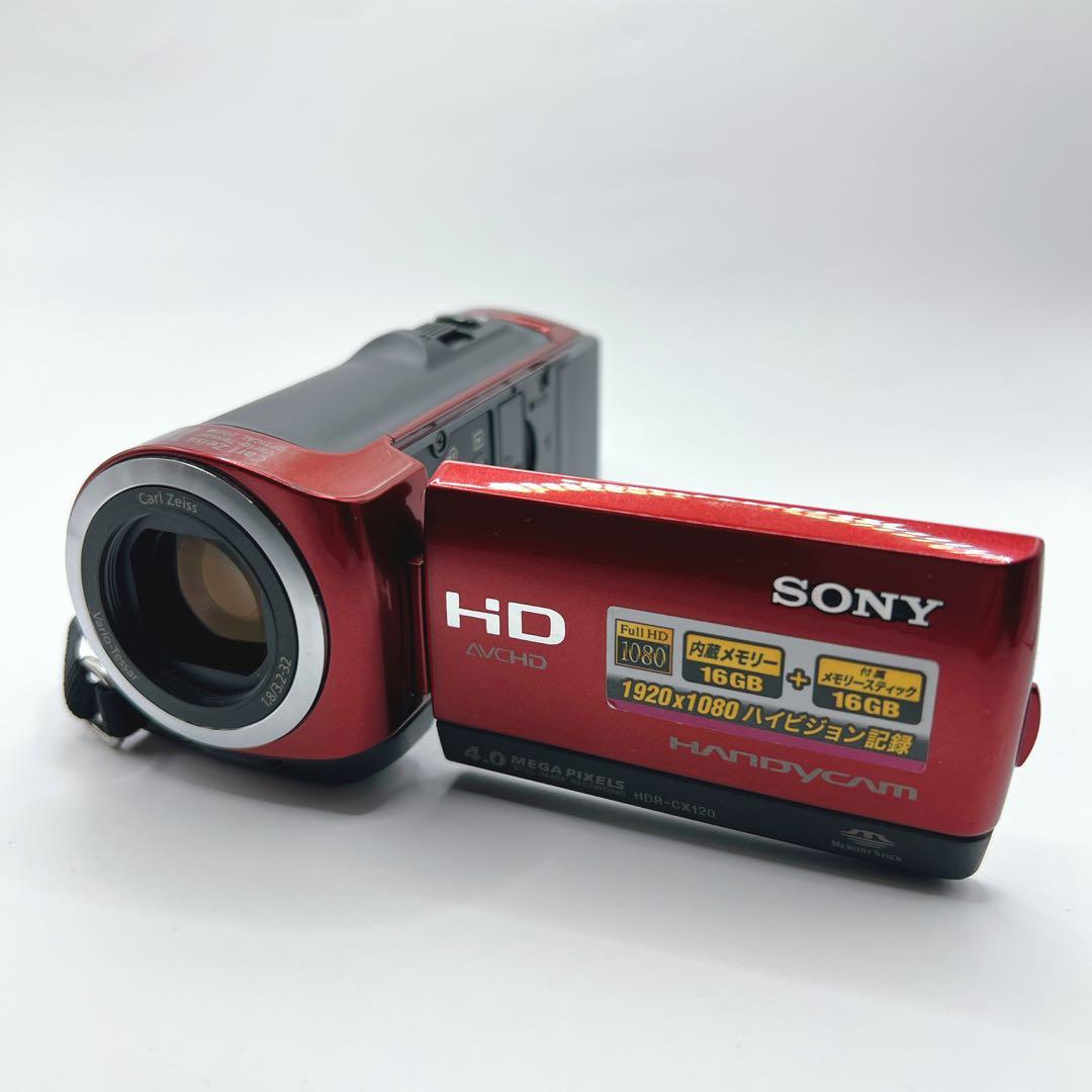 【美品】 SONY ハンディカム HDR-CX120 ビデオカメラ