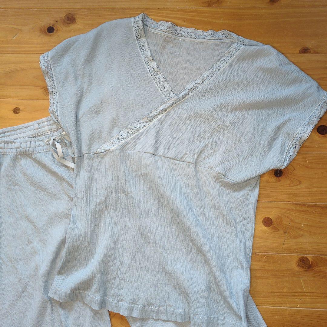 PRISTINE 楊柳 パジャマ ルームウェア 湯上がり　ジュニパーベリー染