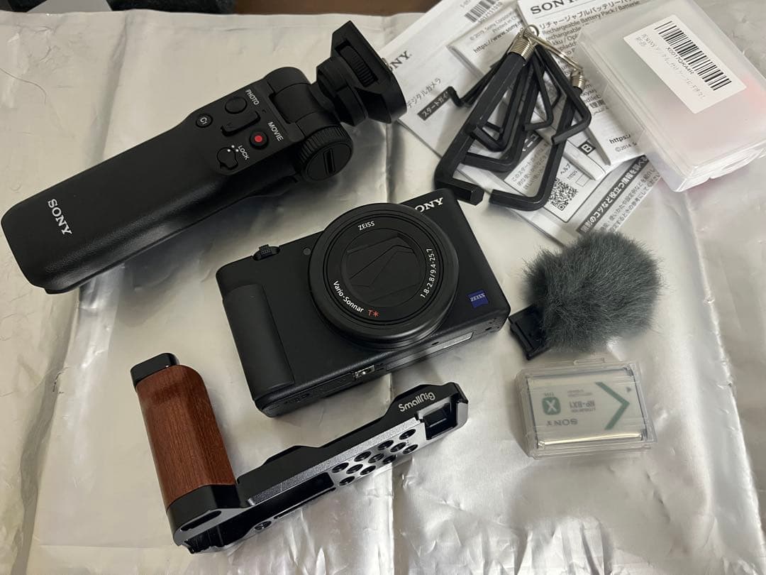 SONY ZV-1 シューティンググリップ ハンドグリップ付き