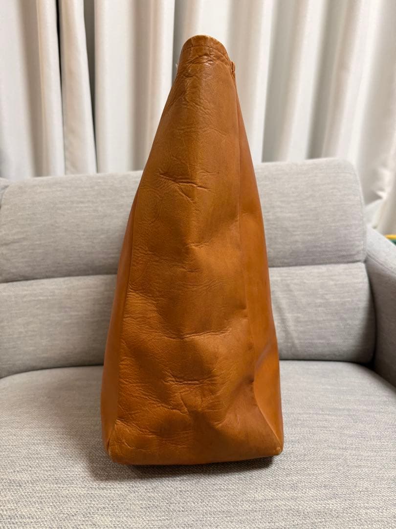 メ*ー様 超希少 70's エルエルビーン レザートート ラージ 筆記体