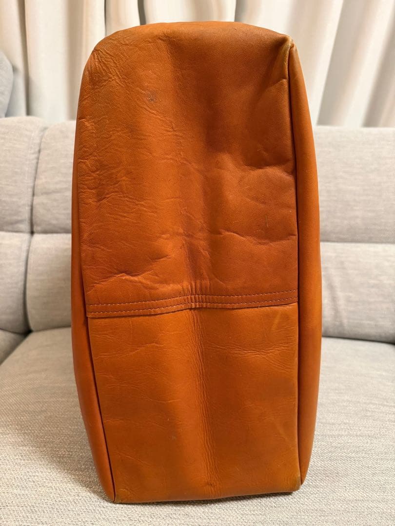 メ*ー様 超希少 70's エルエルビーン レザートート ラージ 筆記体