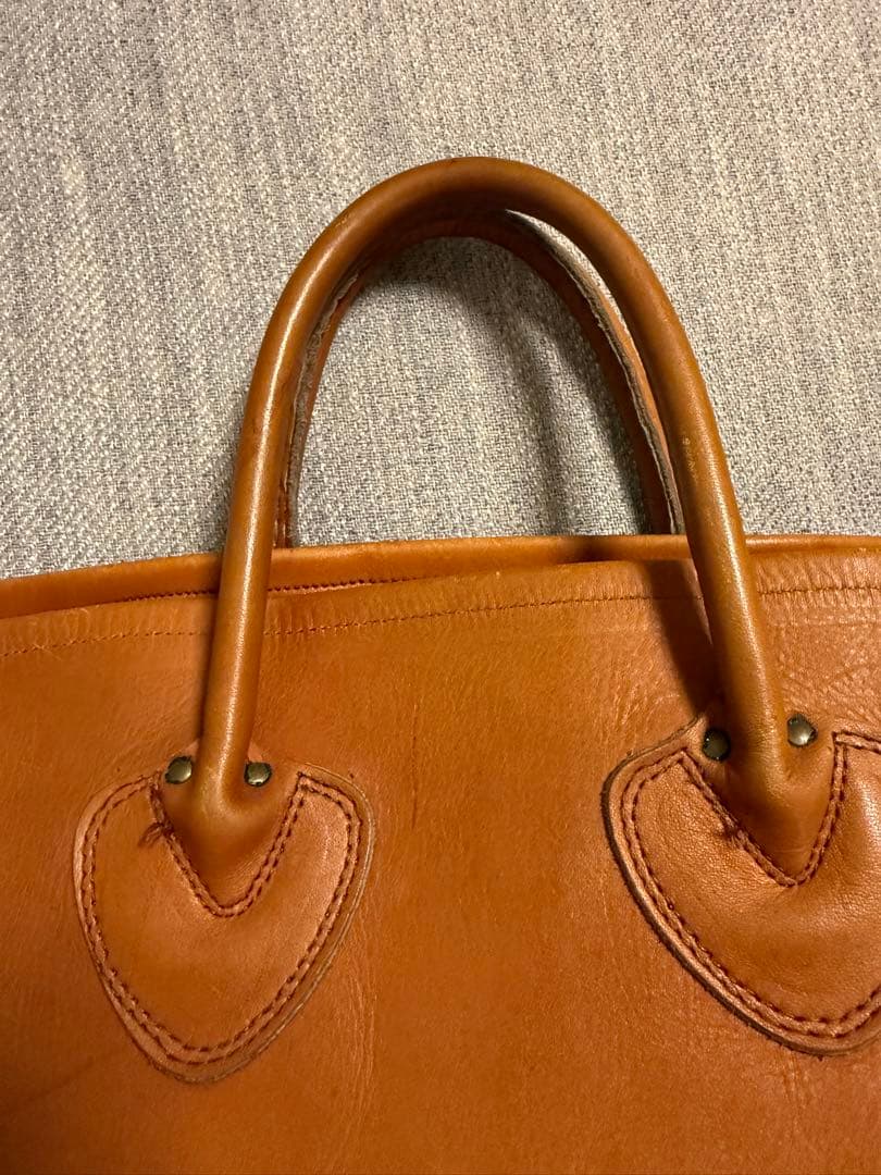 メ*ー様 超希少 70's エルエルビーン レザートート ラージ 筆記体