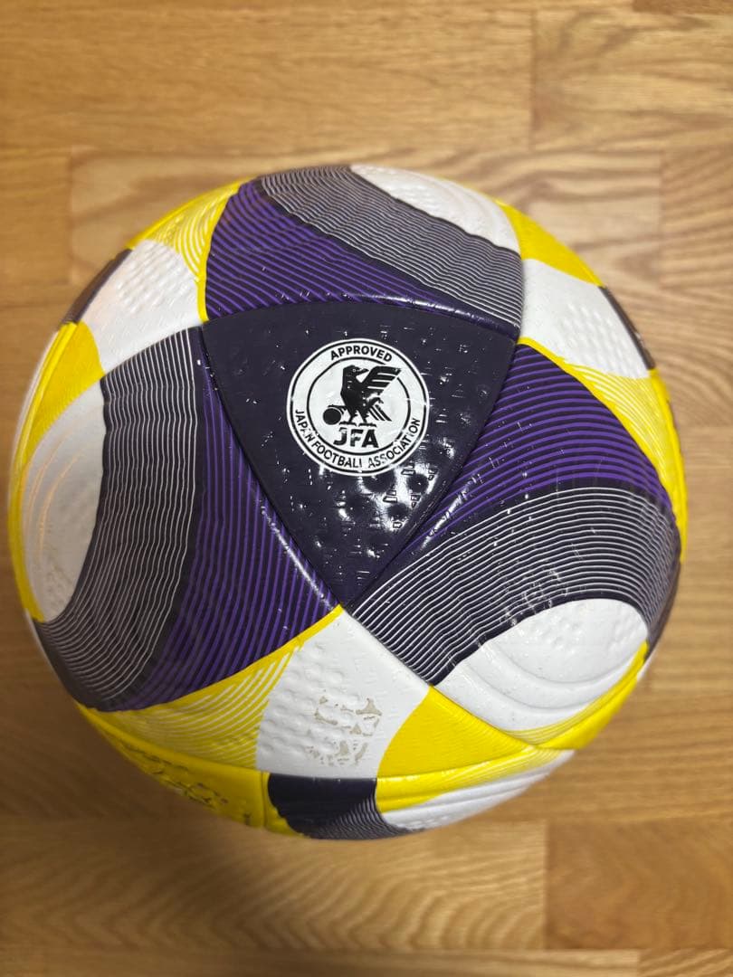 アディダス コネクト25 プロ 5号球(ホワイト×パープル×イエロー