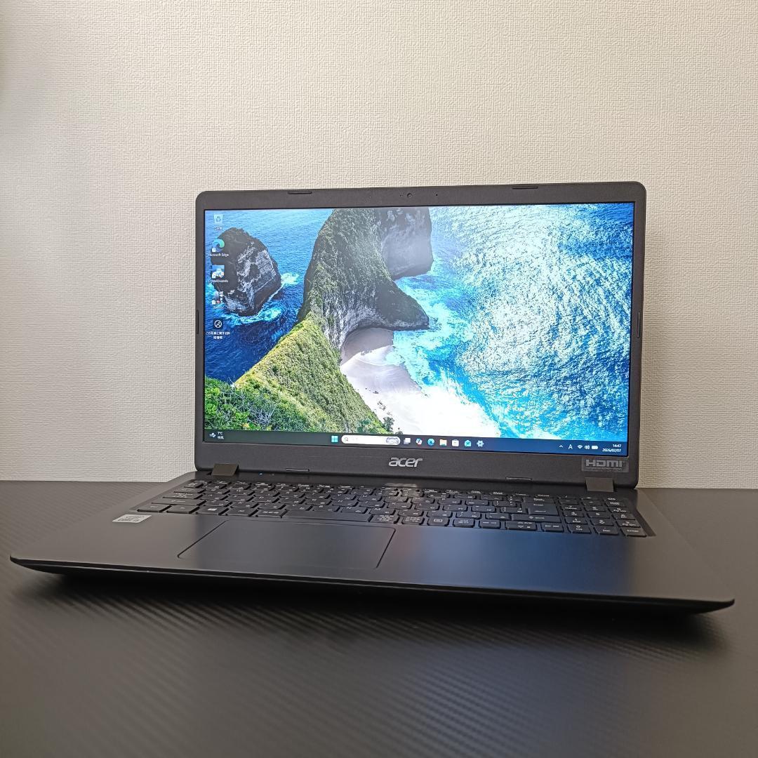 ノートPC 10世代 Corei5 Windows11 SSD メモリ8GB 黒