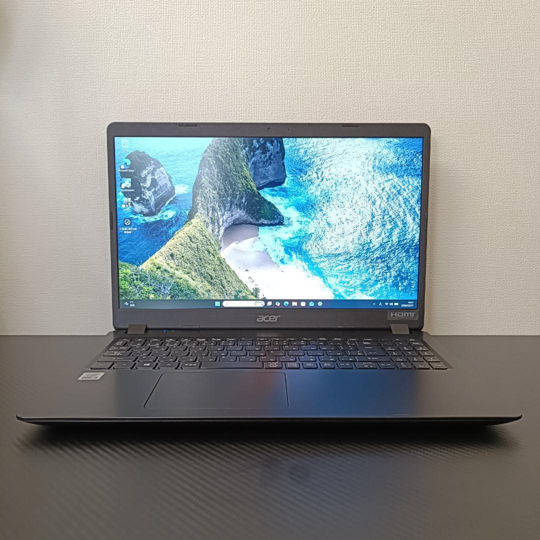 ノートPC 10世代 Corei5 Windows11 SSD メモリ8GB 黒