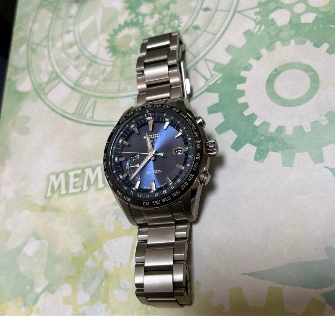 SEIKO セイコー/ASTRON/ソーラー電波/SBXB109/チタン