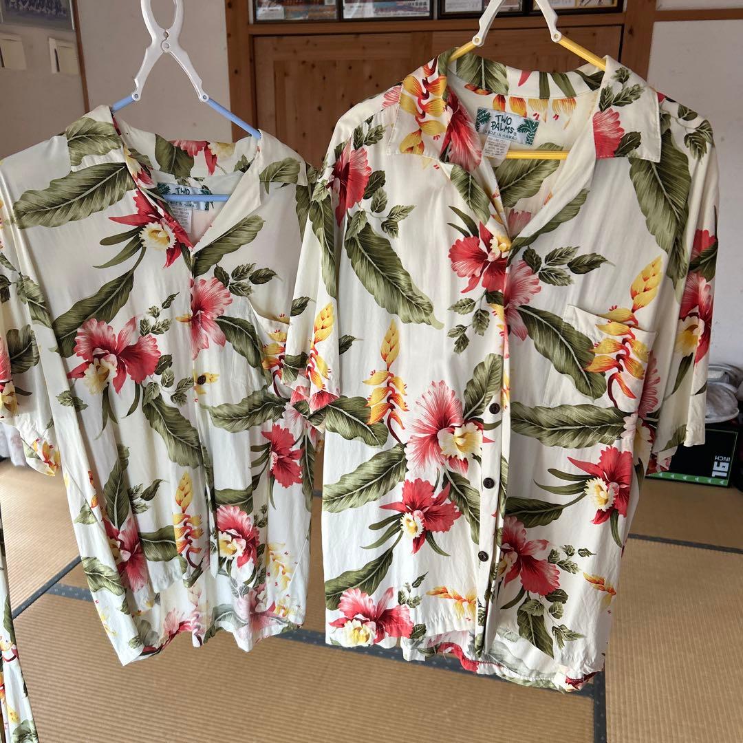 TWO PALMS ハワイアンムームーとシャツセット