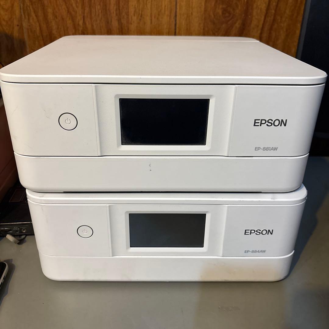 インクジェットプリンター EP-881AW EP-884AW セット