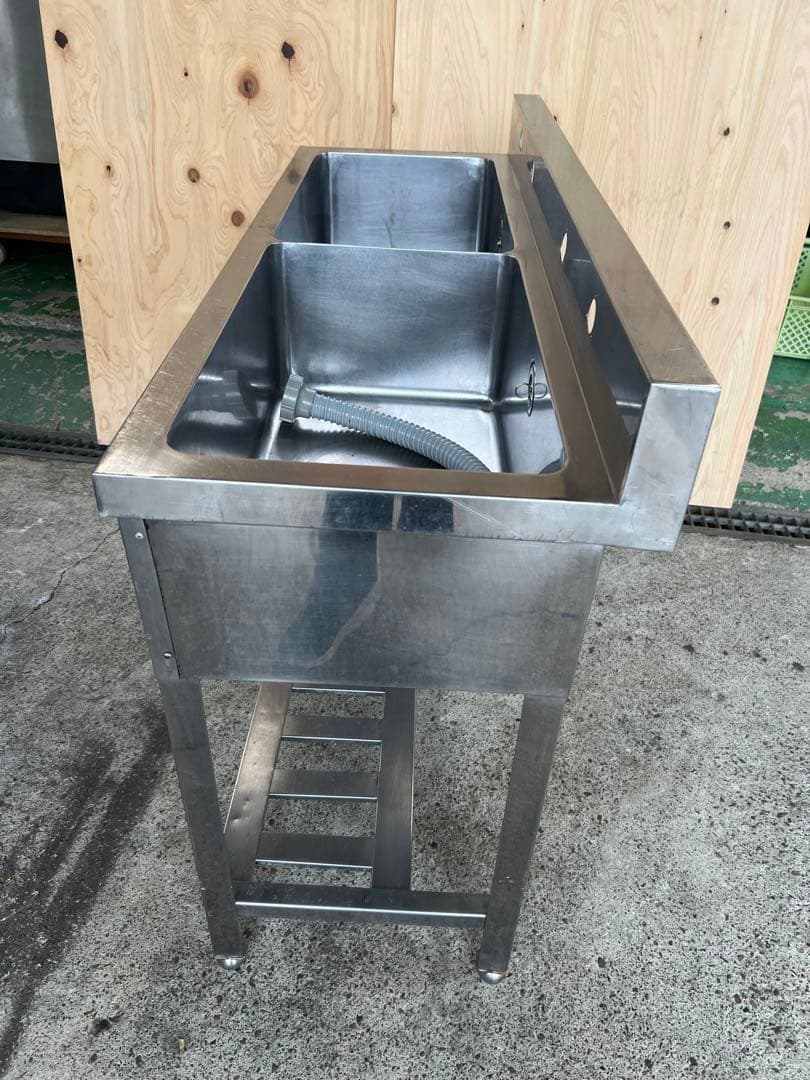 2槽シンク1200x450x800(+100)