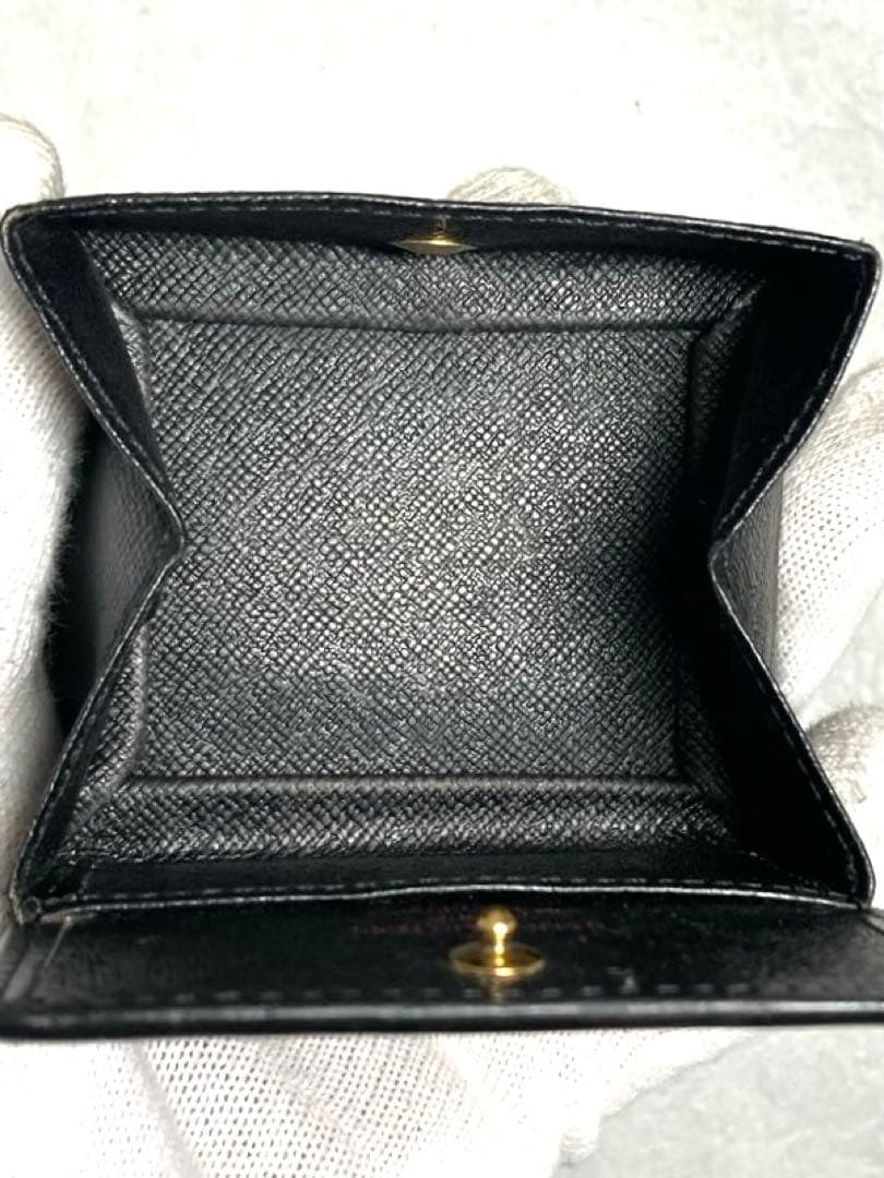 ルイヴィトン　エピ　ポルトモネ　ボワット　ケース　ブラック