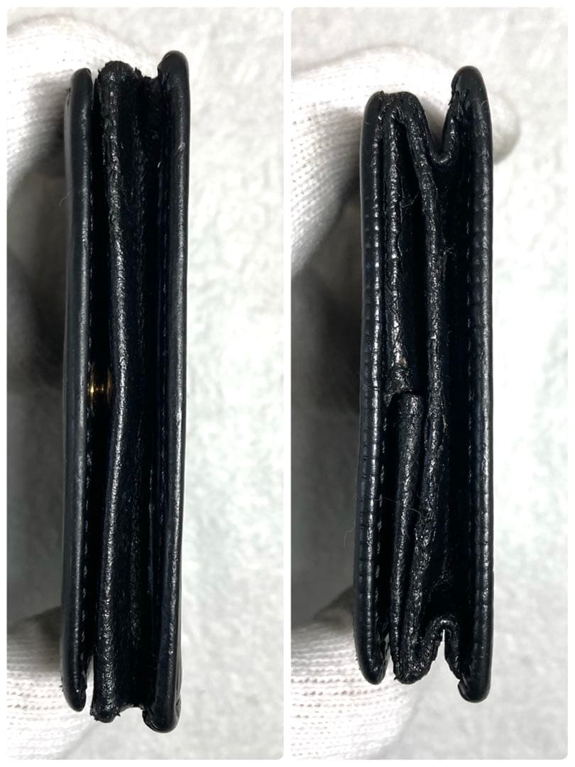 ルイヴィトン　エピ　ポルトモネ　ボワット　ケース　ブラック