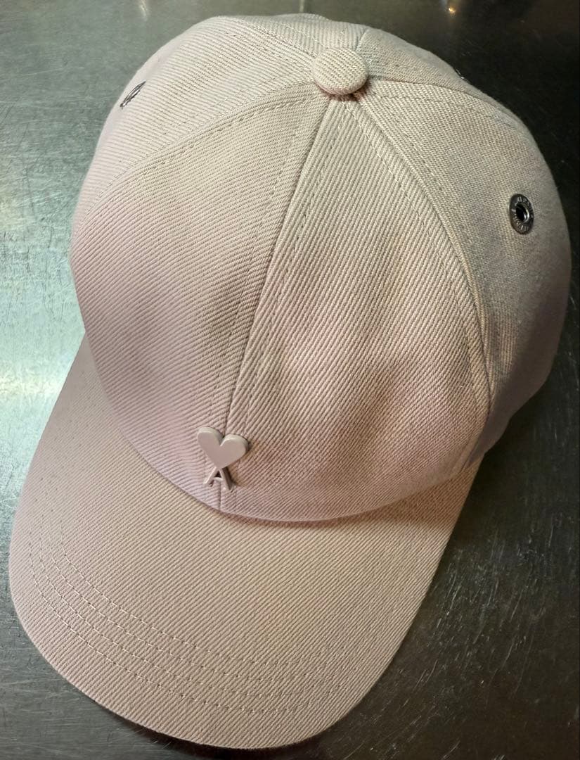 ami paris アミ パリス ロゴ金具付き ベースボールキャップ