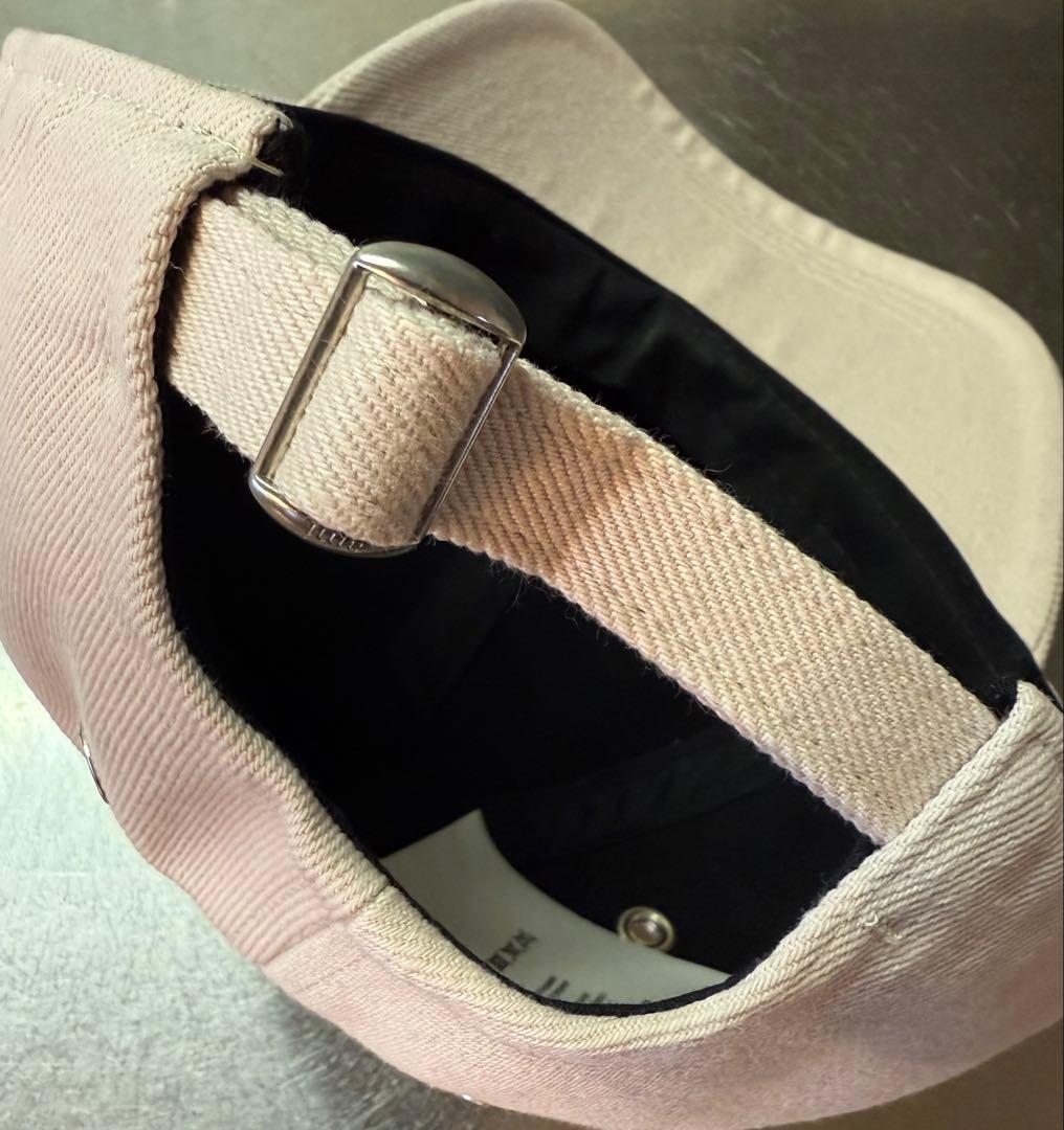 ami paris アミ パリス ロゴ金具付き ベースボールキャップ