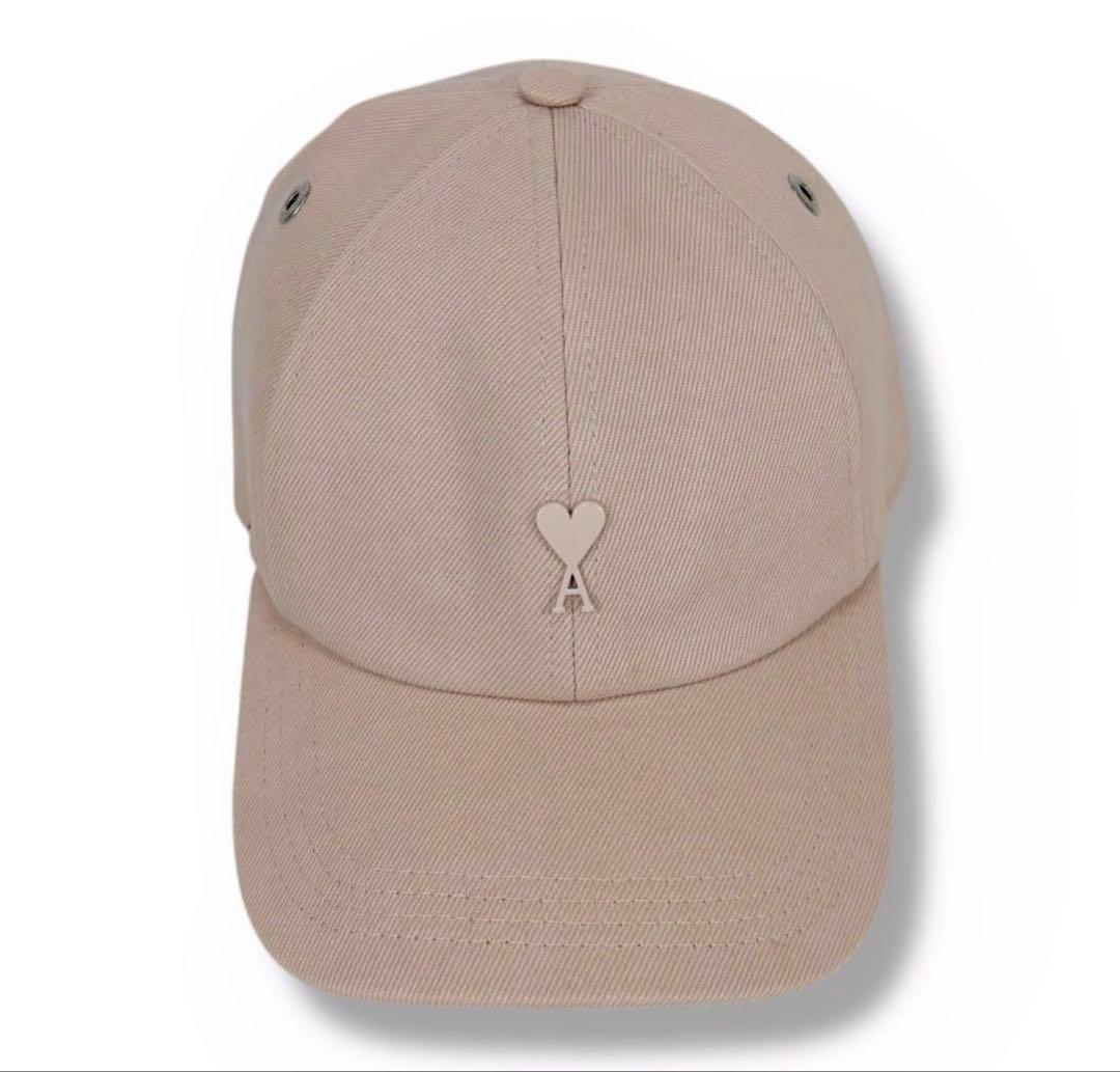 ami paris アミ パリス ロゴ金具付き ベースボールキャップ