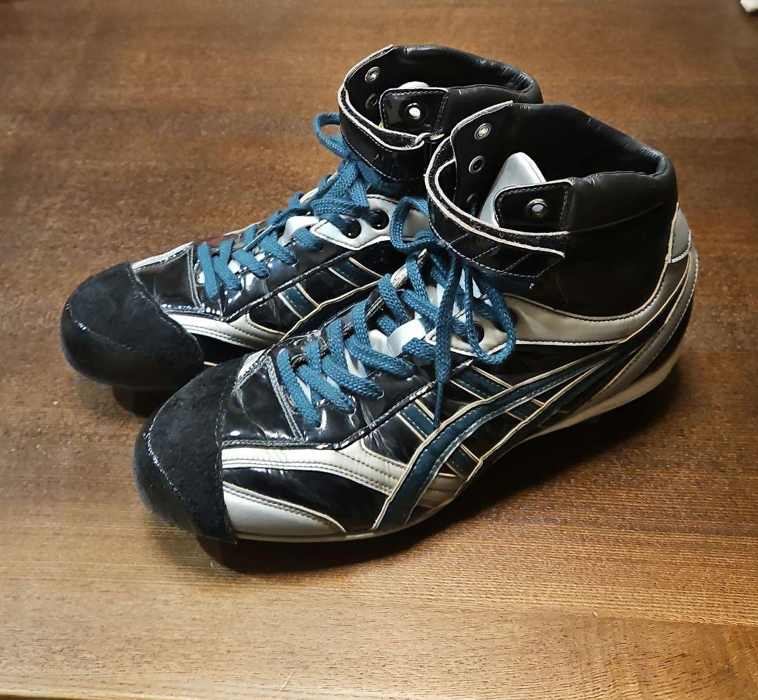 アシックス 野球　スパイク ハイカット 28㎝