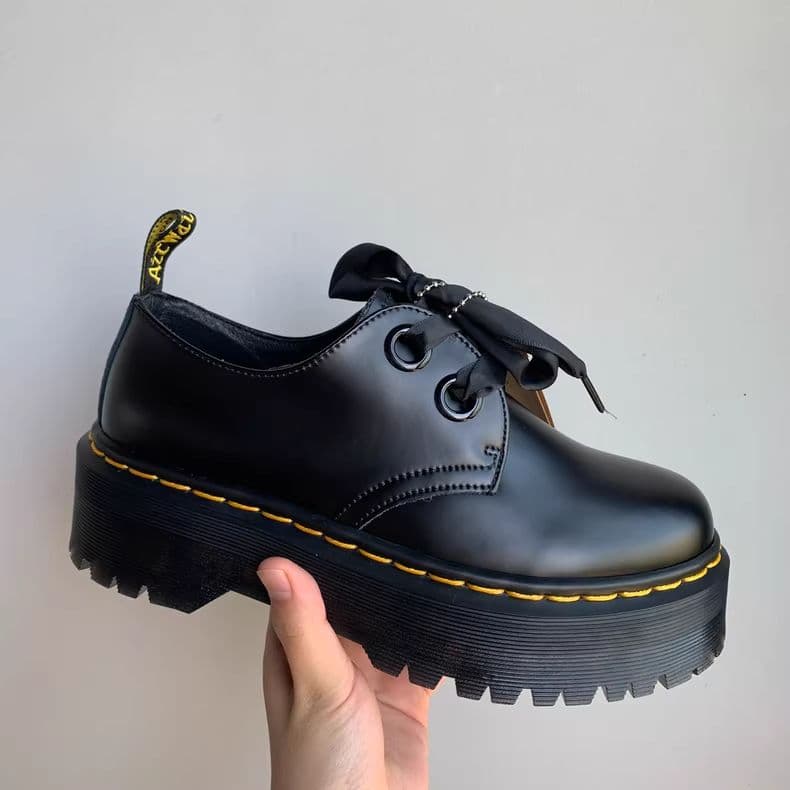 Dr.martens 厚底 2穴 ローカット マーチンブーツ レディース24cm