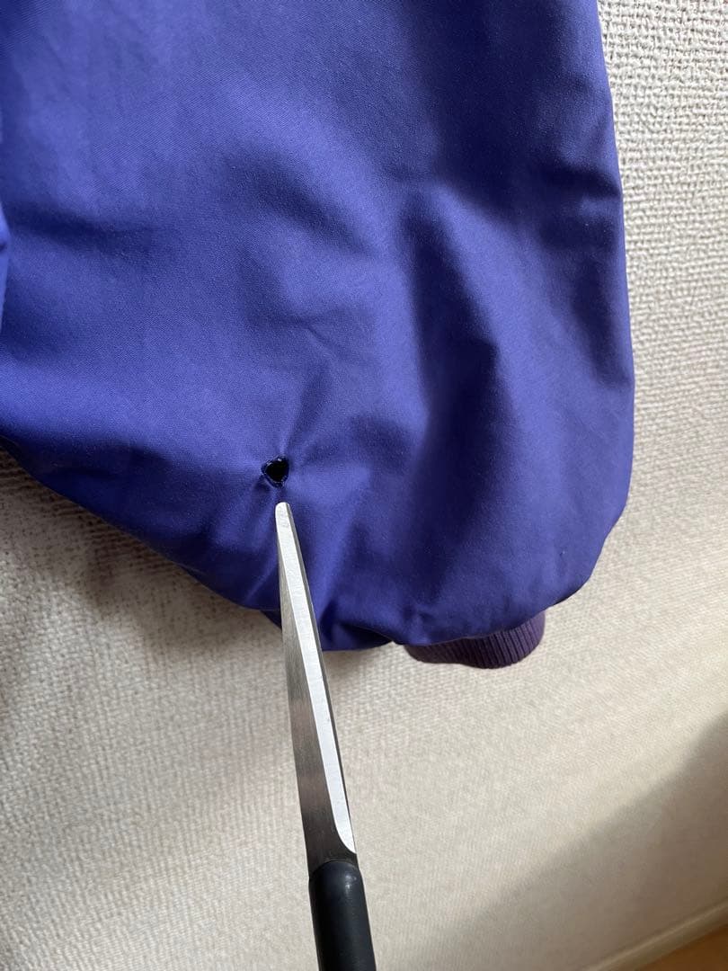 希少 90's USA製 パタゴニア シェルドシンチラジャケット パープル