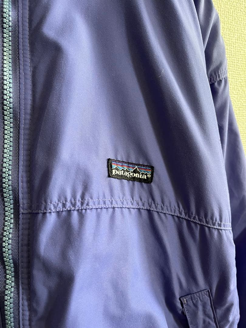 希少 90's USA製 パタゴニア シェルドシンチラジャケット パープル