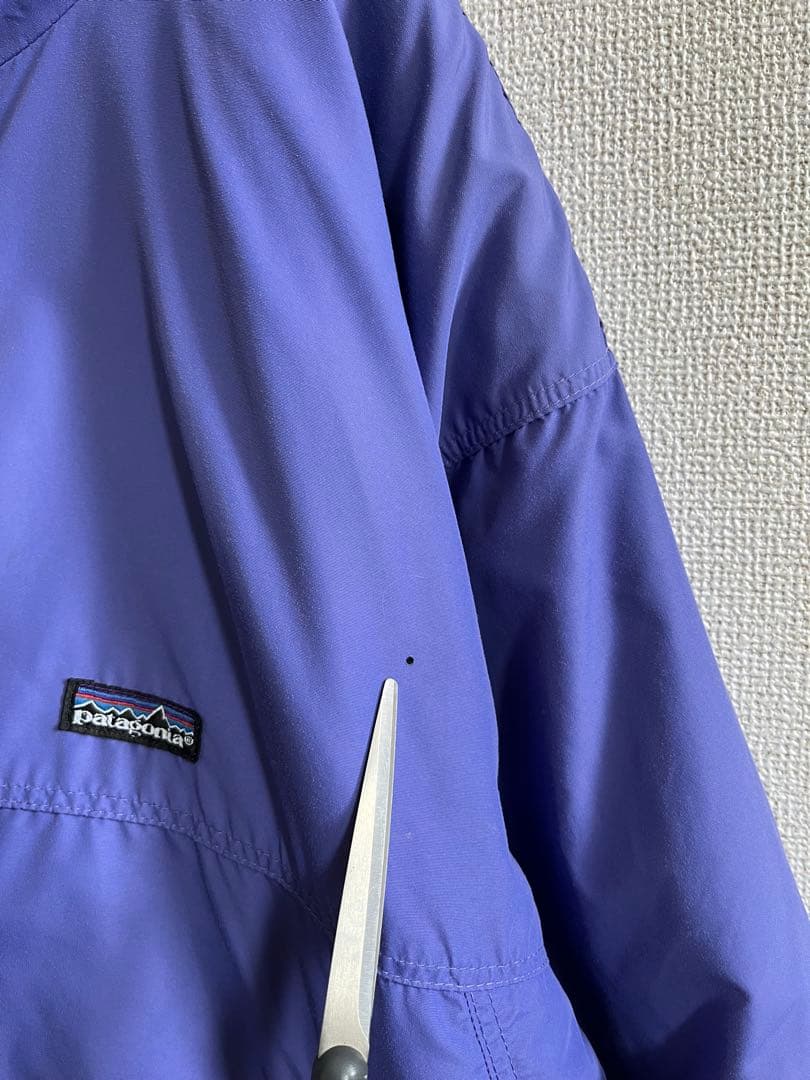 希少 90's USA製 パタゴニア シェルドシンチラジャケット パープル