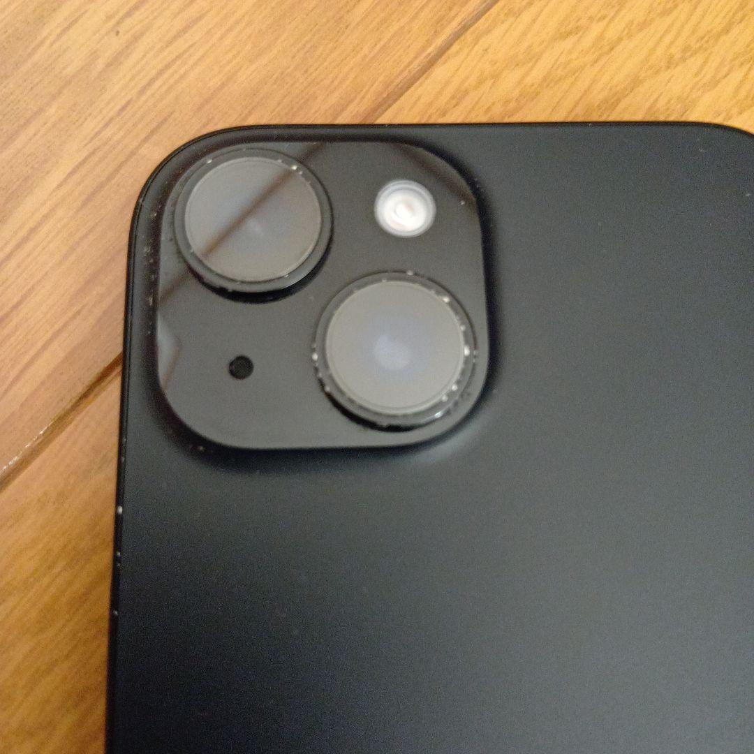 iPhone 15 256GB SIMフリー ミッドナイト　ケース、フィルム