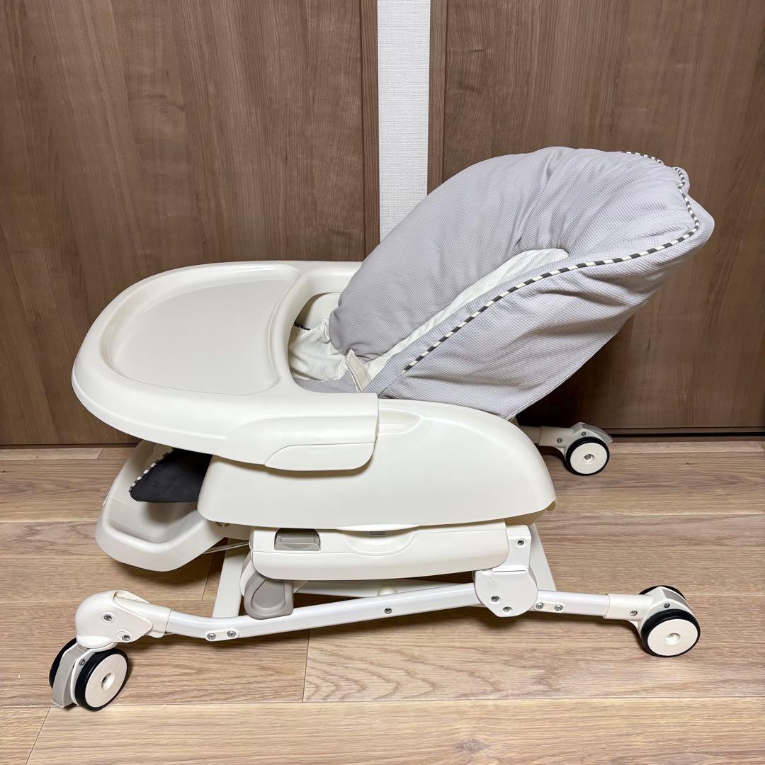 極美品✨コンビ ハイローチェア ネムリラ FF セサミグレー 手動 リバーシブル