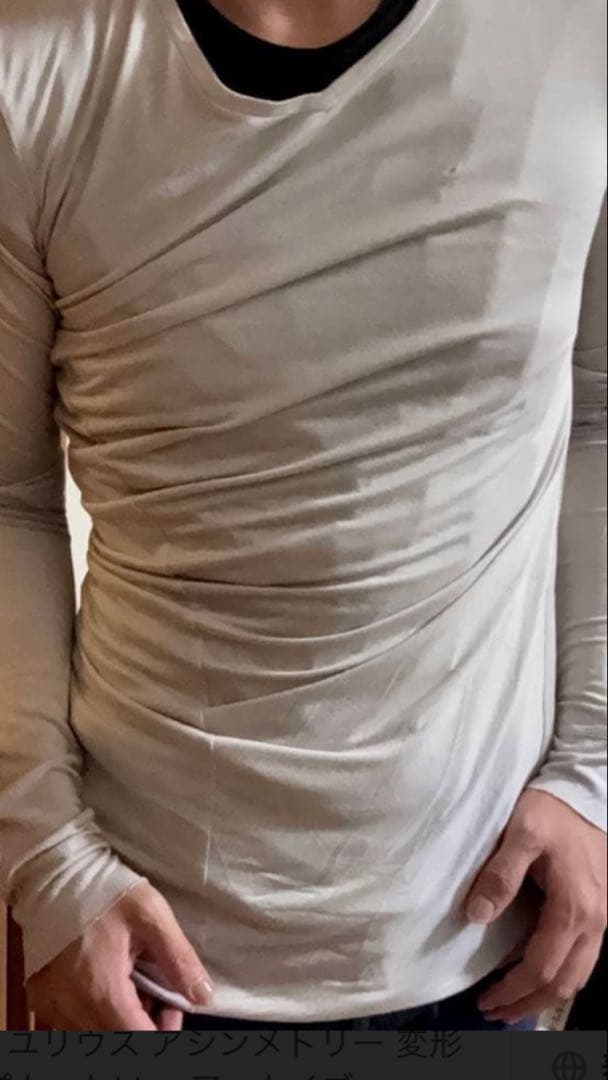 JULIUS・ユリウス　ドレープカットソー