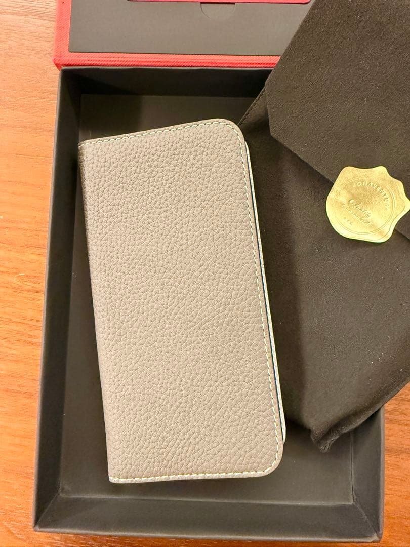 BONAVENTURA iPhone14pro チャコール×トゥルーグレー