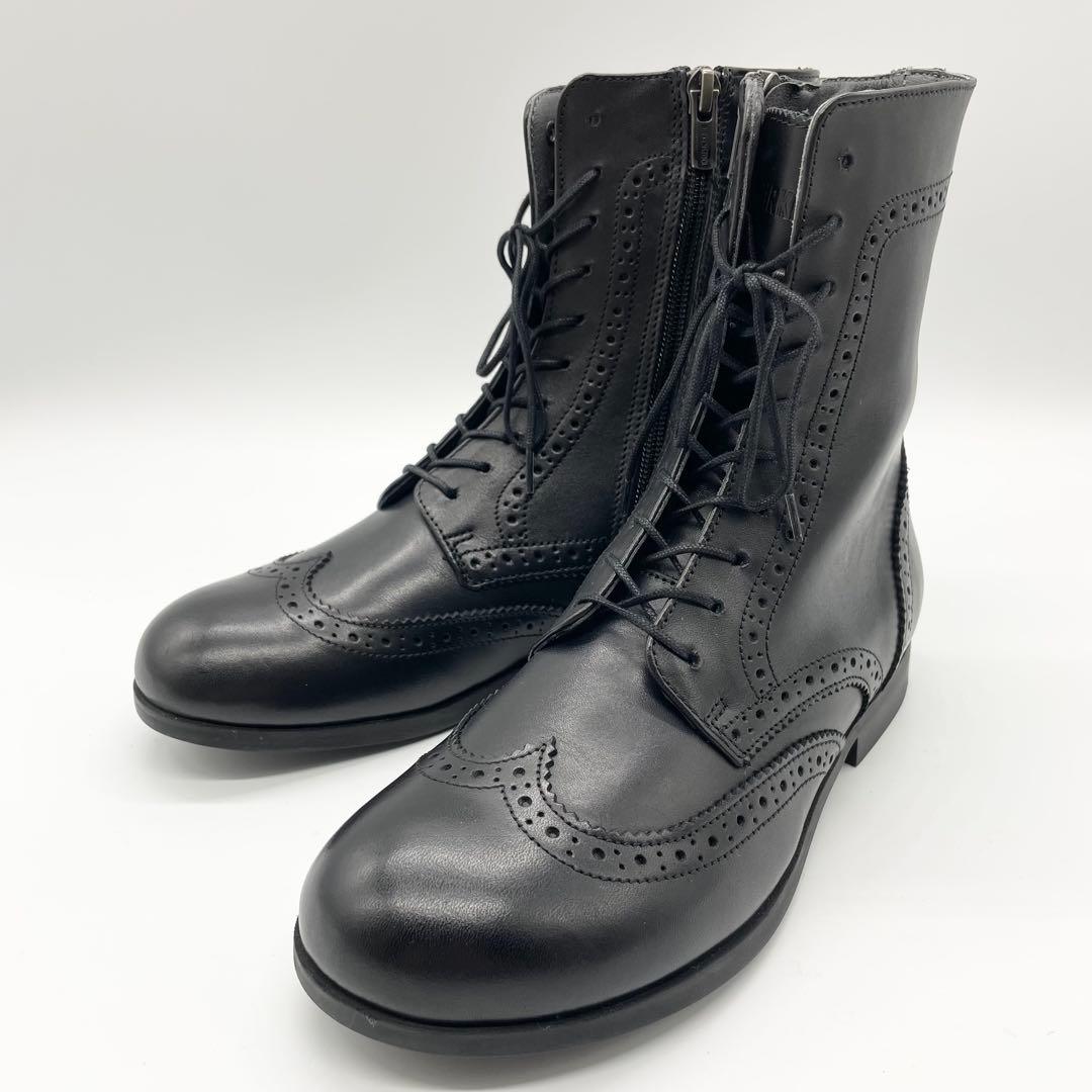 【極美品】BIRKENSTOCK LARAMIE レースアップブーツ レザー 黒