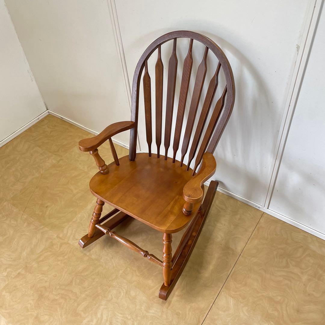 ロッキングチェア アームチェア 椅子 チェア 木製 ビンテージ カントリー