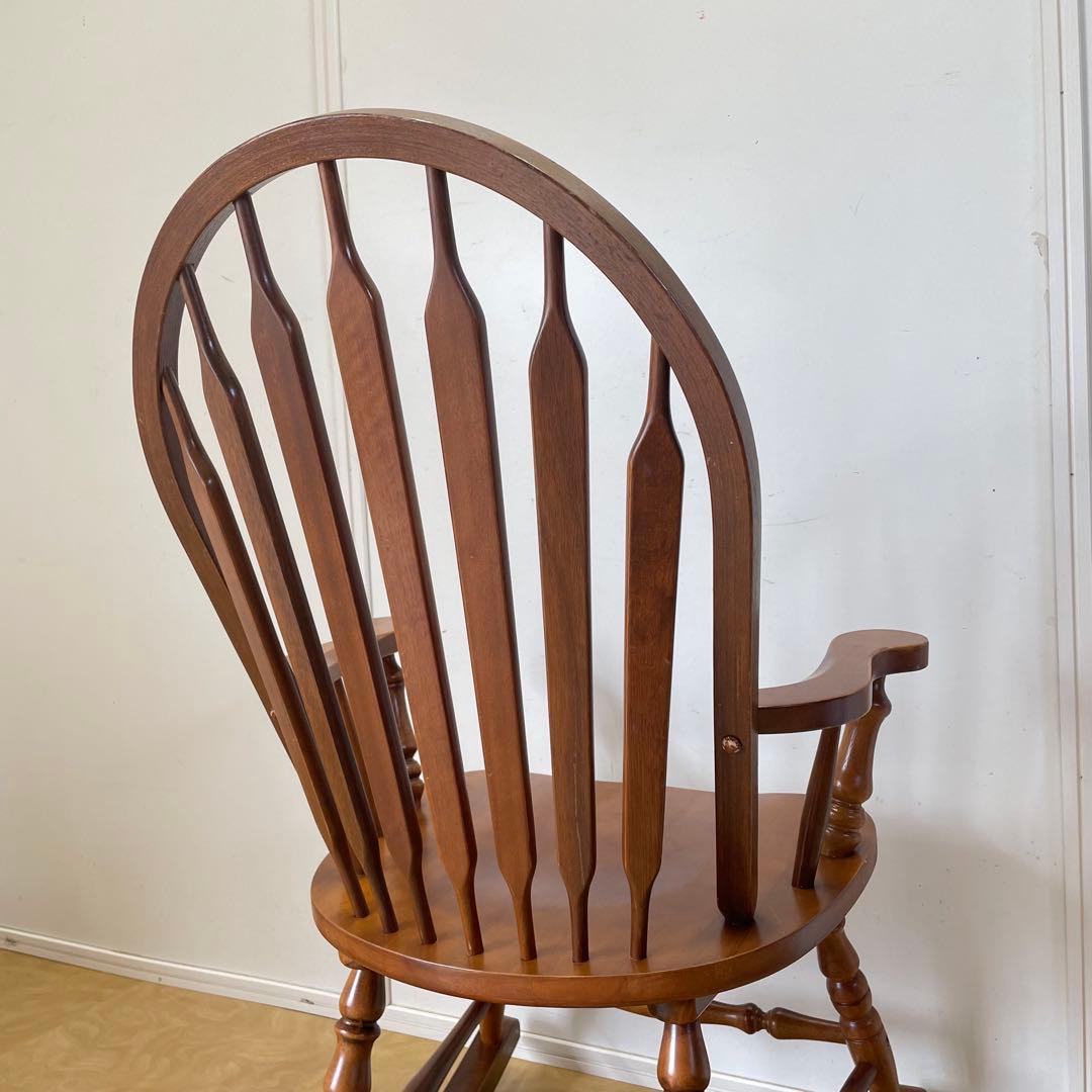 ロッキングチェア アームチェア 椅子 チェア 木製 ビンテージ カントリー