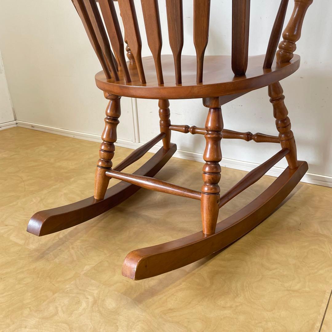 ロッキングチェア アームチェア 椅子 チェア 木製 ビンテージ カントリー