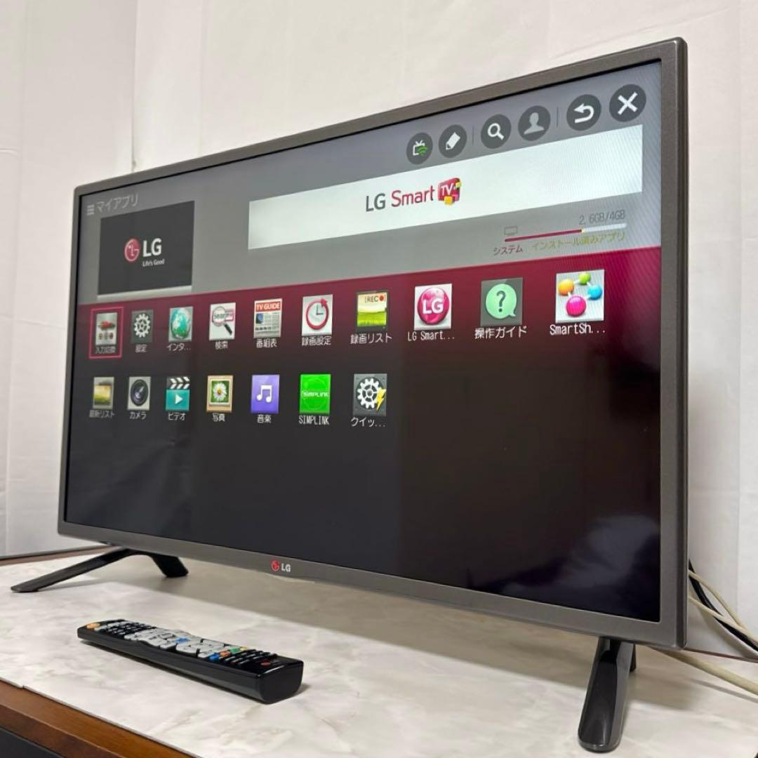 LG 32V型 液晶テレビ Wi-Fi内蔵 YouTube Netflix内蔵