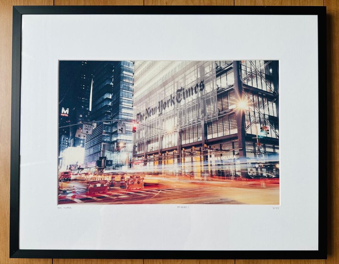 【★値下げ！3枚セット／額縁付】Yellow Korner x New York