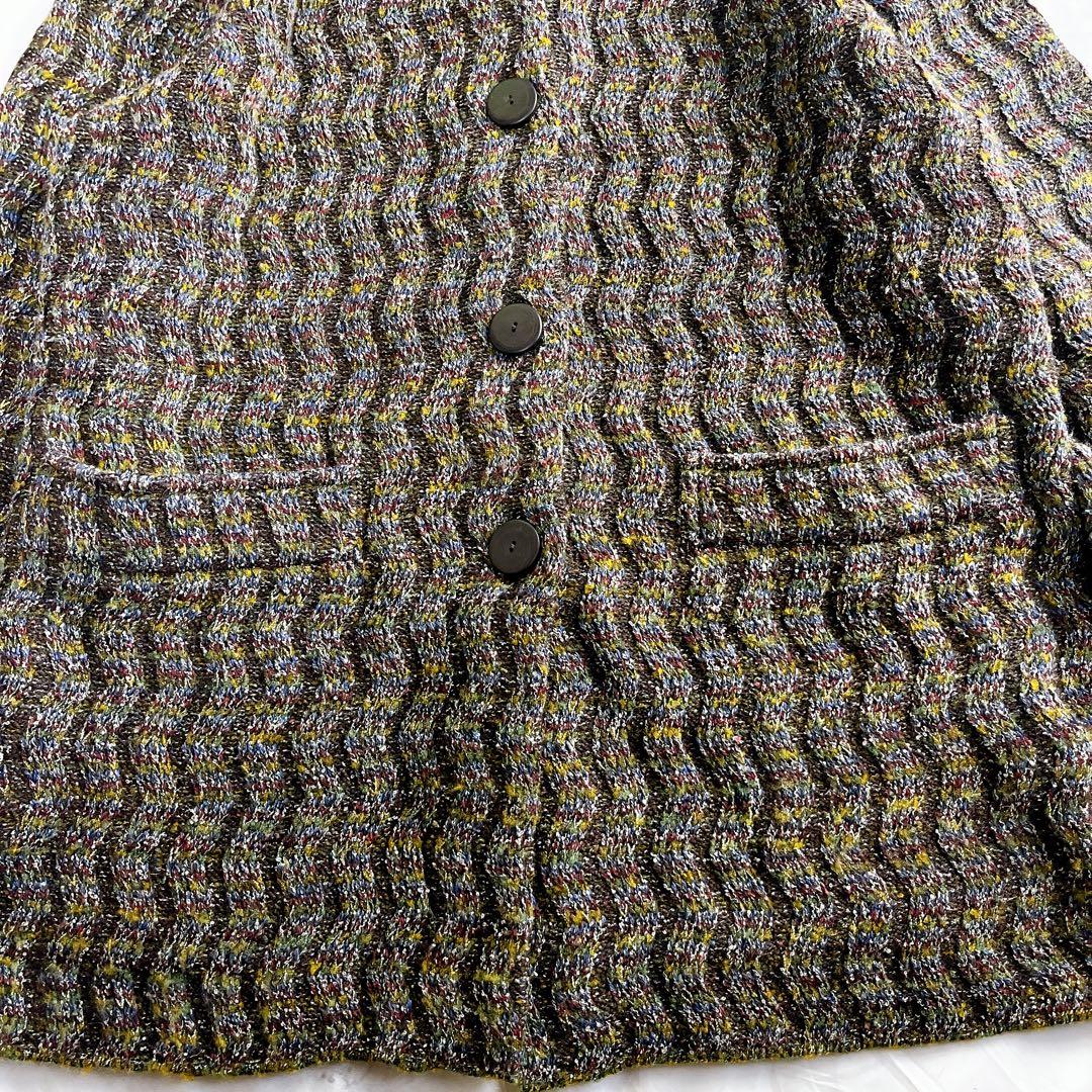 美品✨MISSONI SPORT アルパカ混 ニットジャケット 44 イタリア製