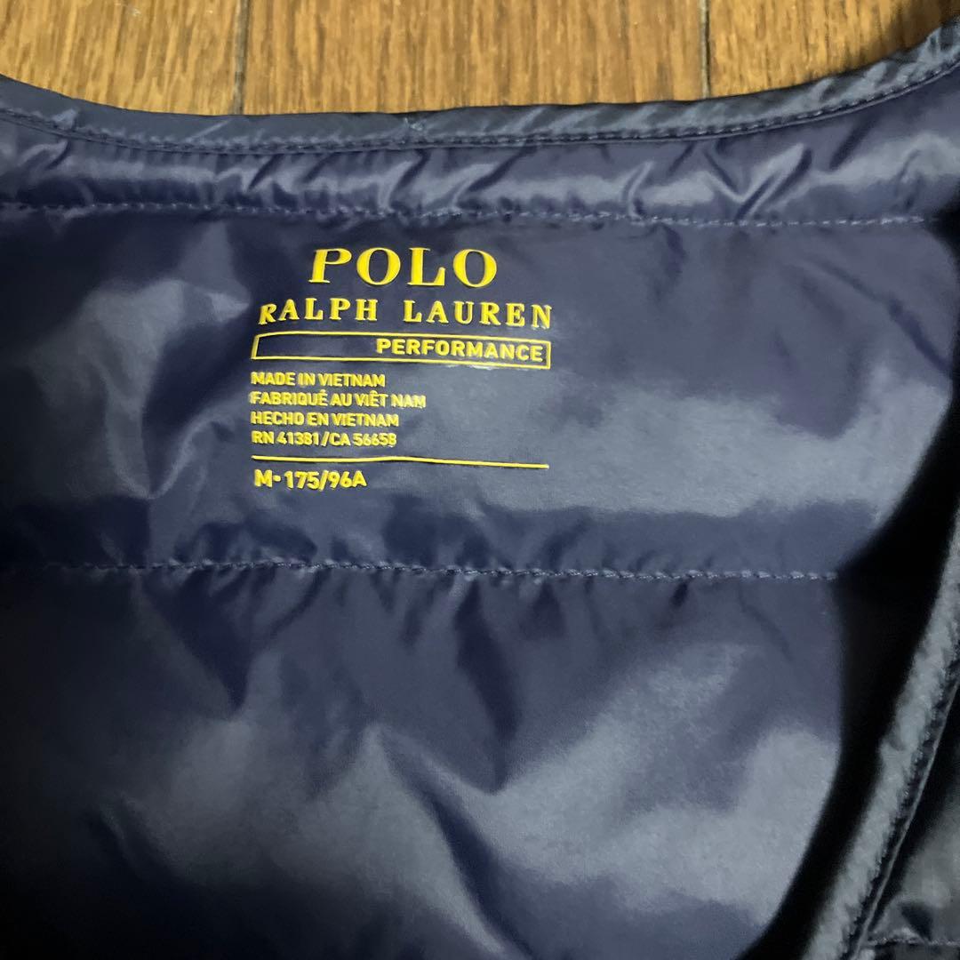 ラルフローレン　ダウンベスト　パフォーマンス　インナーダウン　ネイビー　M