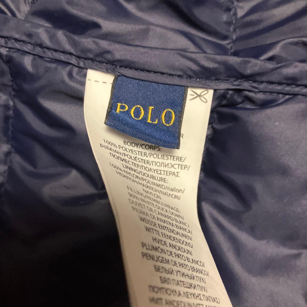 ラルフローレン　ダウンベスト　パフォーマンス　インナーダウン　ネイビー　M