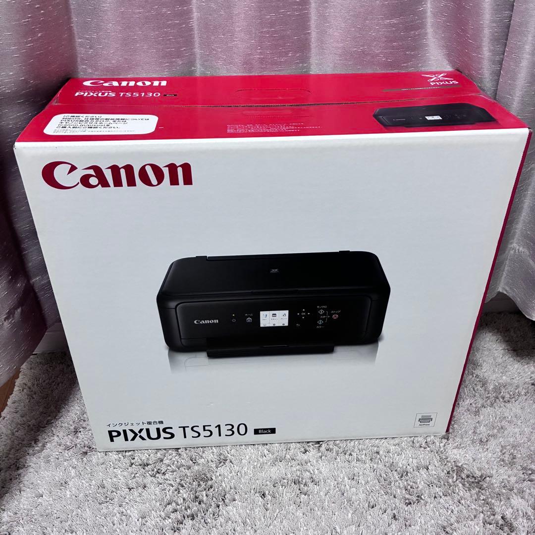新品キヤノン インクジェット複合機 BLACK PIXUS TS5130 BK