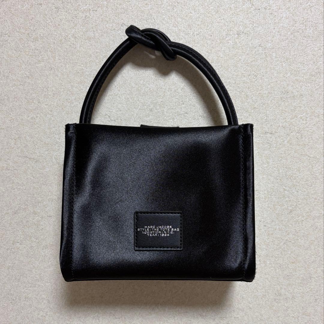 MARCJACOBS スター サテン ミニ トート バッグ マークジェイコブス