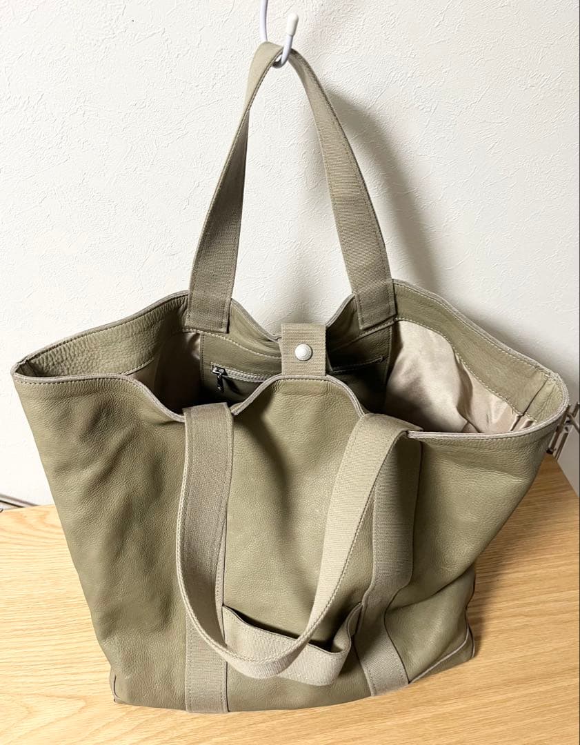 トートバッグ nonnative ノンネイティブ レザー バッグ ベージュ 美品